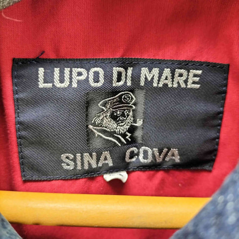 LUPO DI MARE SINA COVA 刺繍デザイン デニムアクティブジャケット メンズ import:M