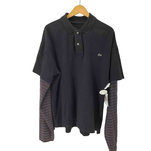 イーアールエル ERL DOUBLE SLEEVE POLO T-SHIRT メンズ import:L