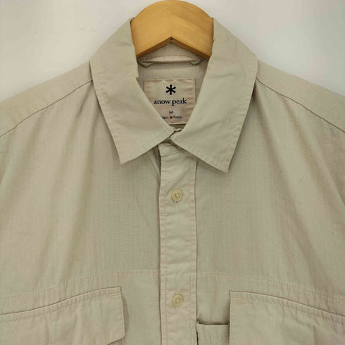 スノーピーク Snow Peak TAKIBI Light Ripstop Shirtリップストップシャツ メンズ JPN:M