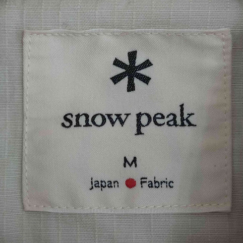 スノーピーク Snow Peak TAKIBI Light Ripstop Shirtリップストップシャツ メンズ JPN:M