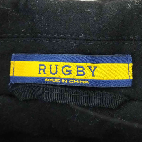 ラグビーラルフローレン Rugby Ralph Lauren カシミヤ混 パイピングデザイン3Bブレザー メンズ