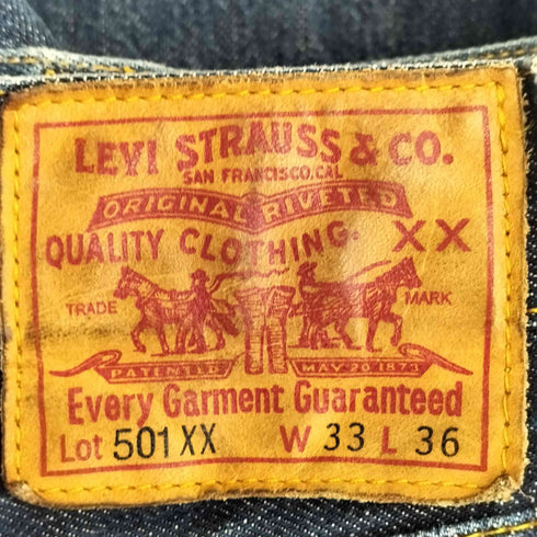 リーバイスヴィンテージクロージング Levis Vintage Clothing 大戦後モデル 英国製 1947年復刻 ビッグE 501XX メンズ W33 L36