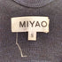 MIYAOドッキングニットジップアップカーディガン レディース JPN:S