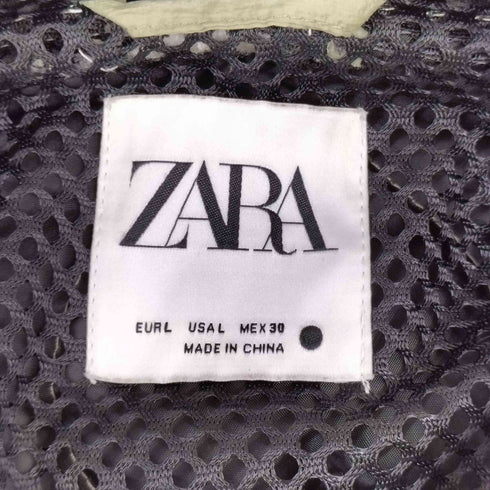 ザラ ZARA 異素材切替フリースジャケット レディース import:L