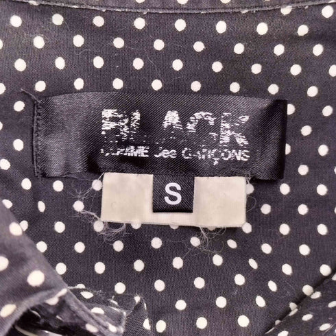 ブラックコムデギャルソン BLACK COMME des GARCONS ドット L/S シャツ レディース JPN:S