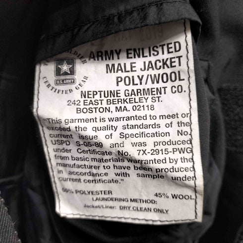 ユーエスアーミー U.S. ARMY army enlisted male jacket レディース 34R