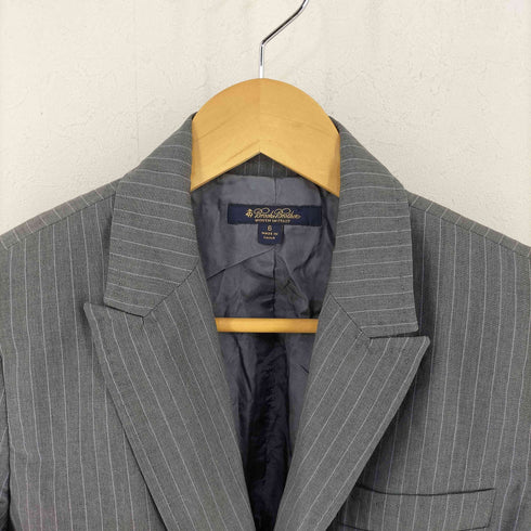 ブルックスブラザーズ BROOKS BROTHERS super 110'S canonico 2Bシングルテーラードジャケット レディース 6