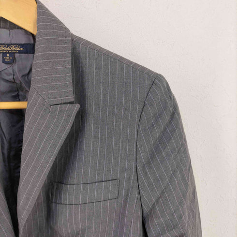ブルックスブラザーズ BROOKS BROTHERS super 110'S canonico 2Bシングルテーラードジャケット レディース 6