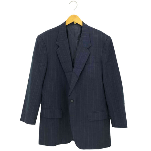 GLAMOUR TAILORS ストライプ 2Bシングルテーラードジャケット メンズ