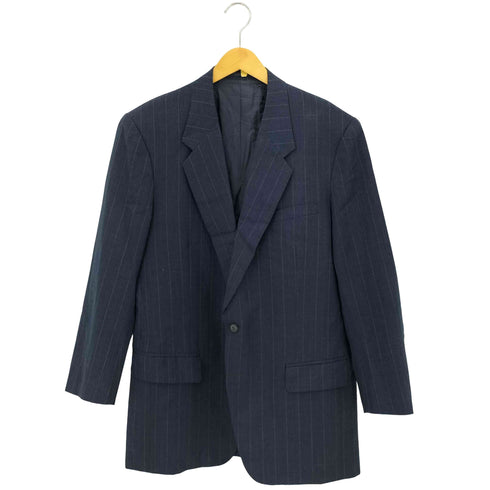 GLAMOUR TAILORS ストライプ 2Bシングルテーラードジャケット メンズ