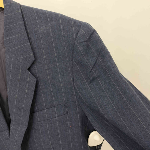 GLAMOUR TAILORS ストライプ 2Bシングルテーラードジャケット メンズ