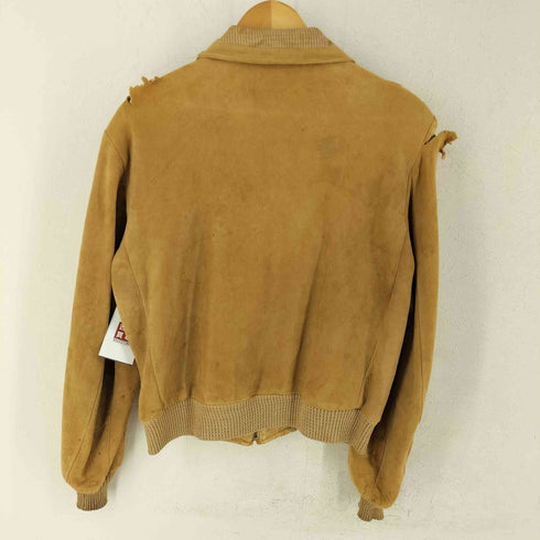 60s~ BREIER OF AMSTERDAM 棒talon スエードレザー ジップアップジャケット メンズ JPN:42