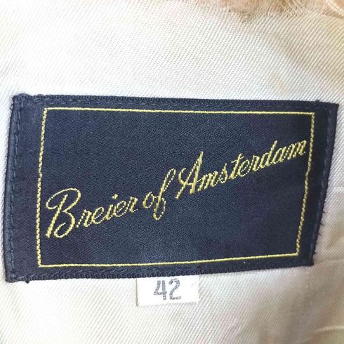 60s~ BREIER OF AMSTERDAM 棒talon スエードレザー ジップアップジャケット メンズ JPN:42