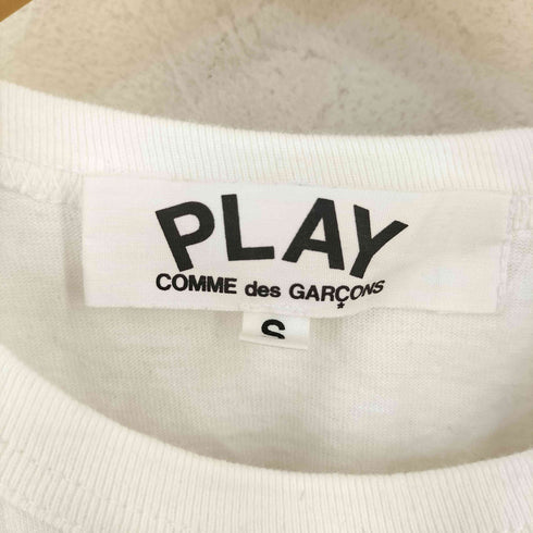 プレイコムデギャルソン PLAY COMME des GARCONS ハートプリント 刺繍 半袖 Tシャツ レディース import:S