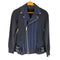 サカイラック sacai luck ニット切替 ストライプカーデライダース ジャケット レディース JPN:1