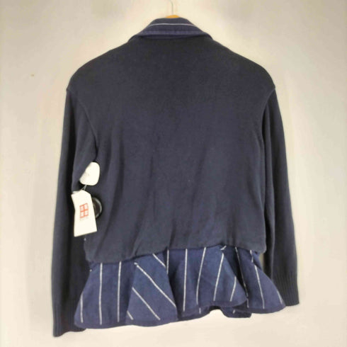 サカイラック sacai luck ニット切替 ストライプカーデライダース ジャケット レディース JPN:1