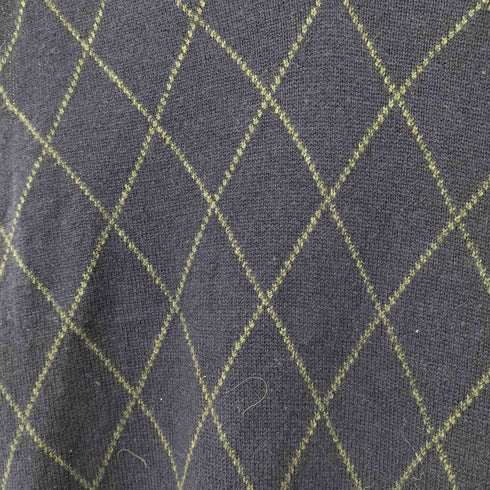 エルエルビーン L.L.Bean ダイヤチェック ウールニットベスト メンズ JPN:XXL