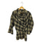 イッセイミヤケペルマネンテ ISSEY MIYAKE PERMANENTE 90-00s ウールナイロン ウエストシェイプ 変形シャツ ジャケット レディース M