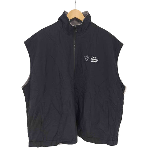 裏地フリース ナイロンベスト メンズ