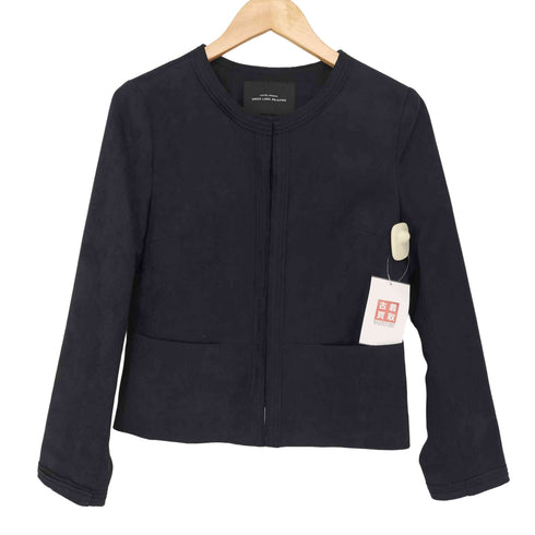 ユナイテッドアローズグリーンレーベルリラクシング UNITED ARROWS green label relaxing ダブルクロス D ノーラペル ジャケット レディース