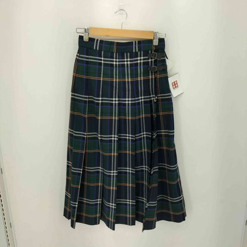 ニコアンド niko and... アソート キルト ベルテッドデザイン カットオフ ブラックウォッチチェックスカート レディース M