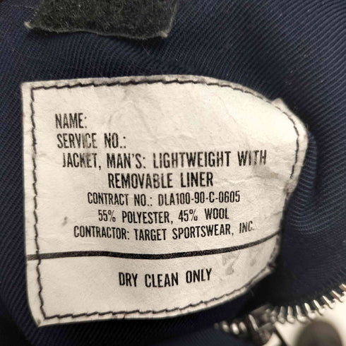 ユーエスエアーフォース U.S. AIR FORCE 90年製 USAF ライトウェイトジャケット ライナー付 メンズ 42R