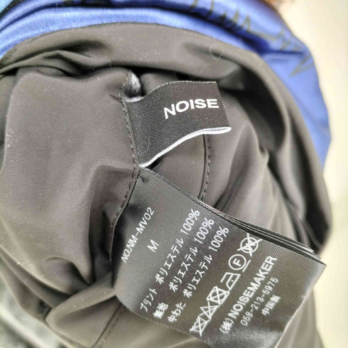 ノイズメーカー NOISE MAKER オリジナルスカーフ柄リバーシブル中綿ベスト メンズ JPN:M