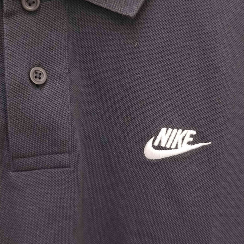 ナイキ NIKE スウォッシュロゴ 鹿の子ポロシャツ メンズ JPN:L