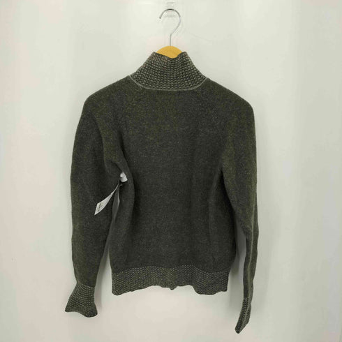 ムッシュ二コル MONSIEUR NICOLE ハイネック ショルダーボタン ウールニットセーター メンズ