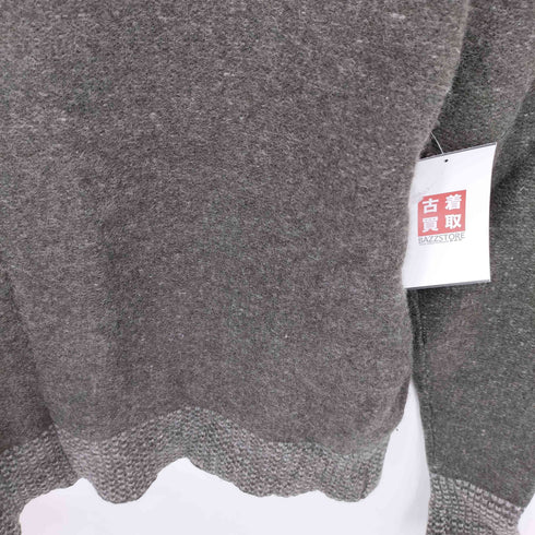 ムッシュ二コル MONSIEUR NICOLE ハイネック ショルダーボタン ウールニットセーター メンズ