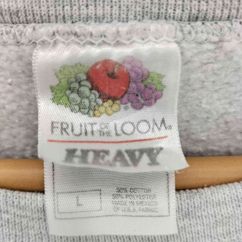 フルーツオブザルーム FRUIT OF THE LOOM 00s 二枚タグ KSA EVENTS 2002 バスケットボール イベント クルーネックスウェット メンズ import:L