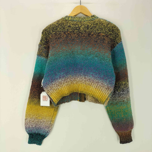 アトモスピンク ATMOS PINK カラフルボーダー カーデ レディース FREE