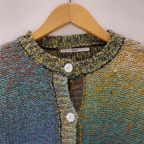 アトモスピンク ATMOS PINK カラフルボーダー カーデ レディース FREE