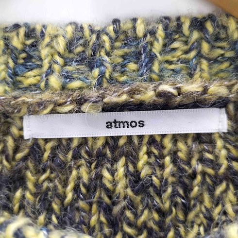 アトモスピンク ATMOS PINK カラフルボーダー カーデ レディース FREE