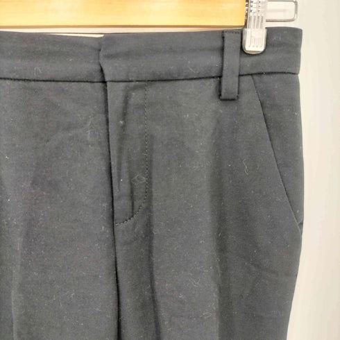 マークジェイコブス MARC JACOBS ririジップ 裾ボンボンデザイン ノータック センタープレス スラックス レディース 00