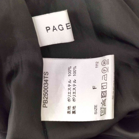 ページボーイ PAGEBOY 幾何学模様 ロングスカート レディース FREE