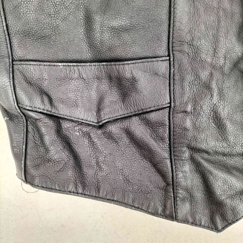 daniel smart レザー ベスト メンズ 4XL