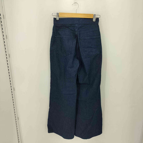 ジョンローレンスサリバン JOHN LAWRENCE SULLIVAN WOMENS RIGID DENIM WIDE PANTS ウィメンズ フロントフック リジットデニムパンツ レディース M