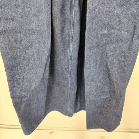 ジョンローレンスサリバン JOHN LAWRENCE SULLIVAN WOMENS RIGID DENIM WIDE PANTS ウィメンズ フロントフック リジットデニムパンツ レディース M