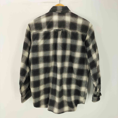 MOOSE CREEK ムースクリーク 90-00S オンブレチェック L/S ヘビーウェイト ボタンダウン ネルシャツ メンズ import:M