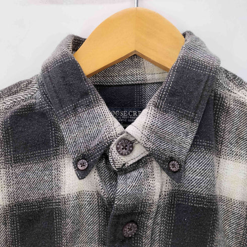 MOOSE CREEK ムースクリーク 90-00S オンブレチェック L/S ヘビーウェイト ボタンダウン ネルシャツ メンズ import:M