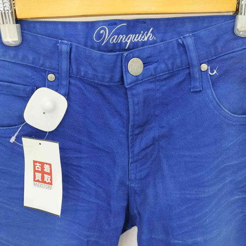 ヴァンキッシュ VANQUISH ペイントストレッチ スキニーデニムパンツ レディース 28