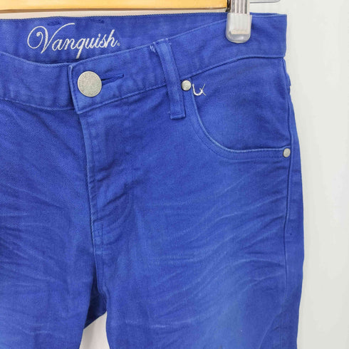 ヴァンキッシュ VANQUISH ペイントストレッチ スキニーデニムパンツ レディース 28