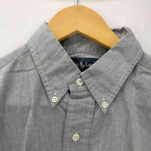 ラルフローレン RALPH LAUREN 90S ポニー刺繍 YARMOUTH L/S コットン ボタンダウン シャツ メンズ 152/1