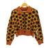 ザラ ZARA フラワー ニット カーディガン レディース import:M