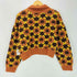 ザラ ZARA フラワー ニット カーディガン レディース import:M