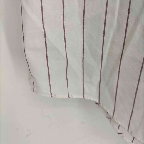 タウンクラフト TOWNCRAFT L/Sストライプシャツ メンズ 15 1/2