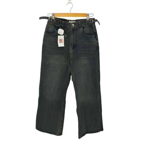 アドラー ADRER ヴィンテージサイドベルト フレアデニムスラックス メンズ M