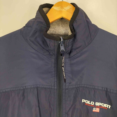 ポロスポーツラルフローレン POLO SPORT RALPH LAUREN 90S リバーシブル ナイロンジャケット メンズ import:M