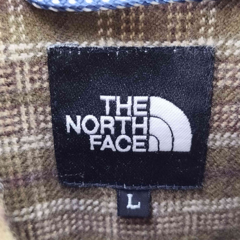 ザノースフェイス THE NORTH FACE ウール混 長袖チェックシャツ メンズ JPN:L